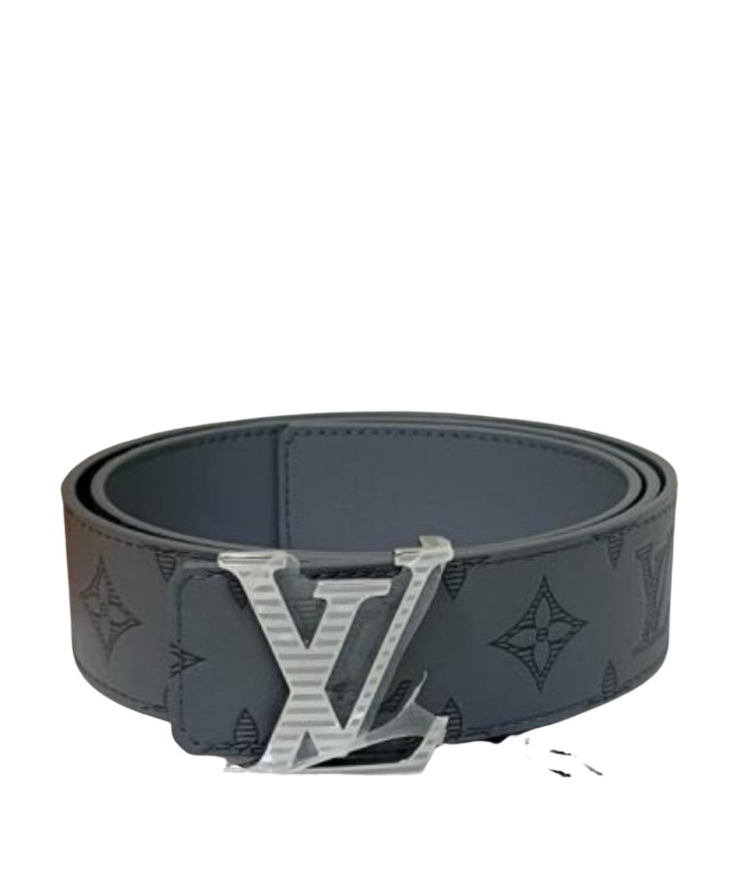 LOUIS VUITTON Серый кожаный ремень, фото 1