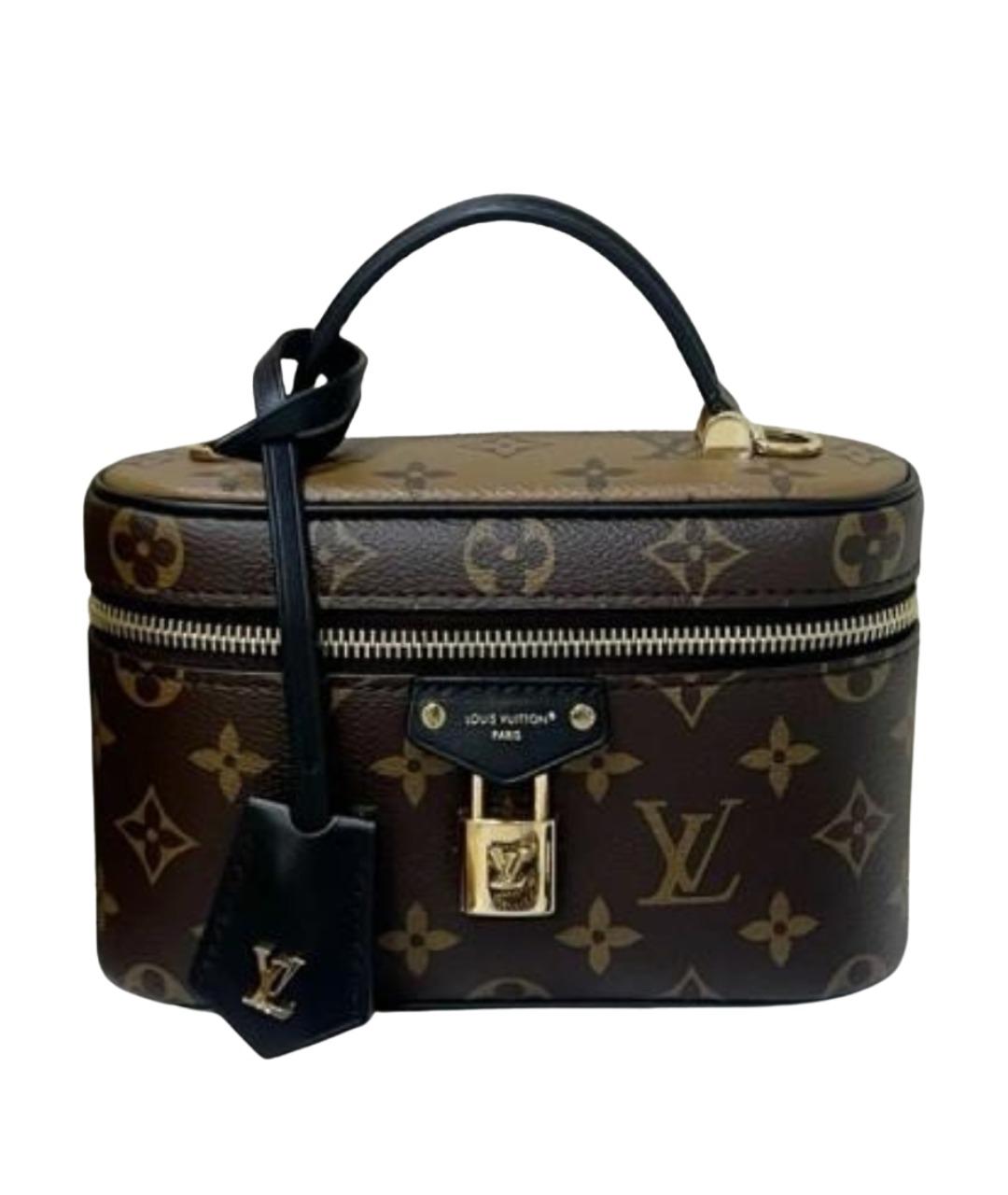 LOUIS VUITTON Коричневая сумка тоут из искусственной кожи, фото 1