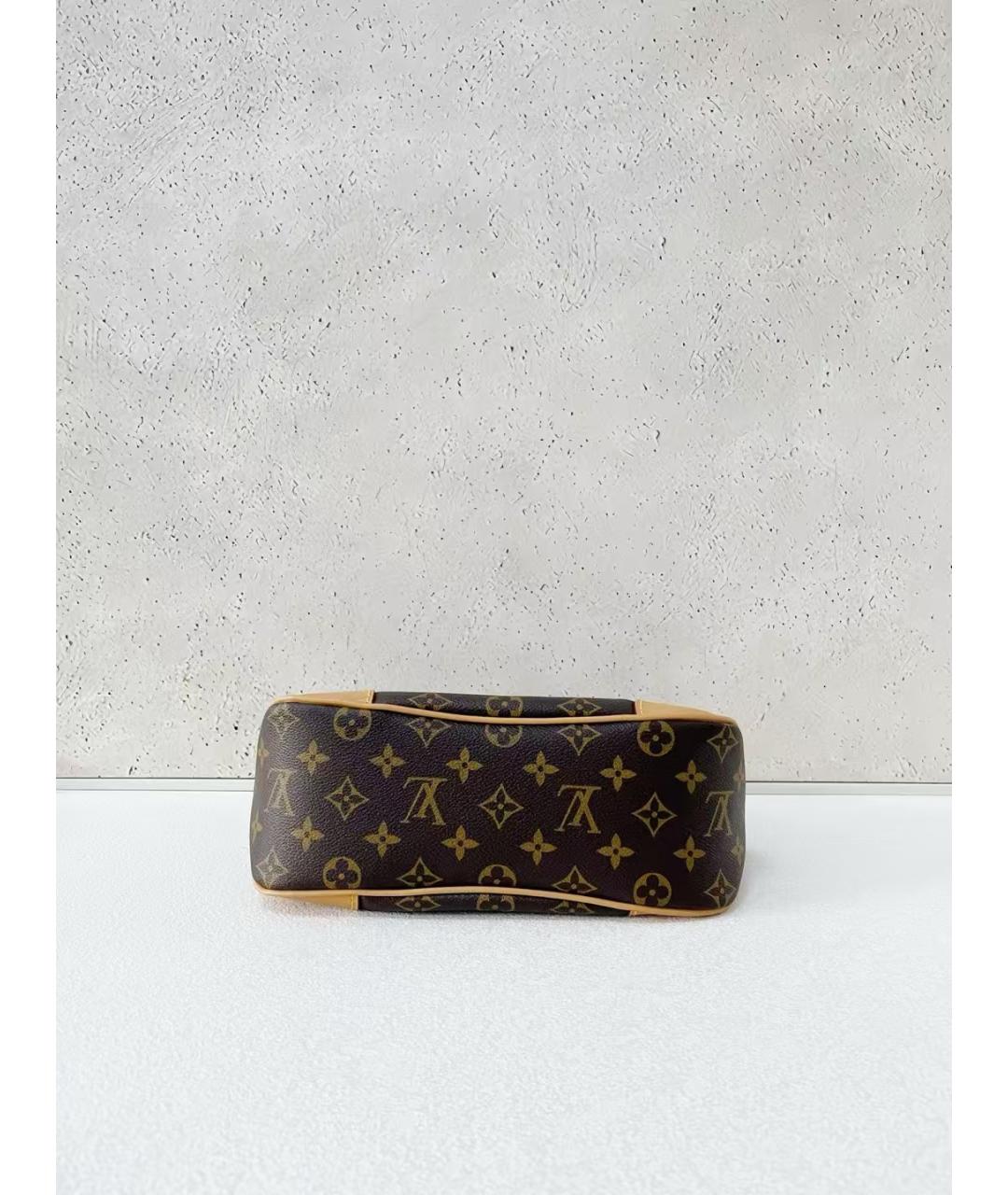LOUIS VUITTON Коричневая сумка через плечо из искусственной кожи, фото 5