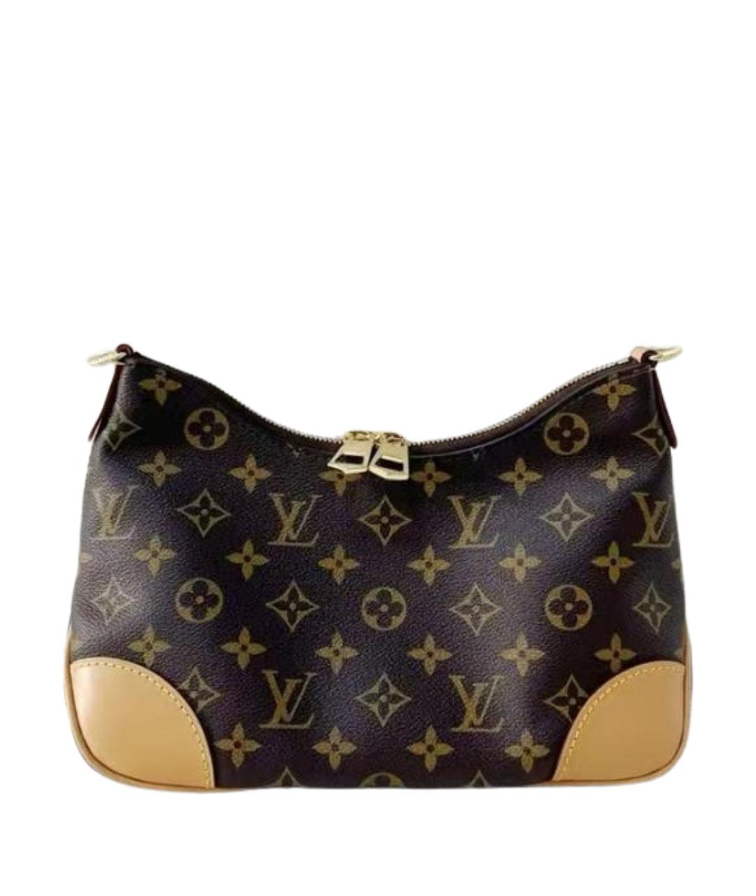 LOUIS VUITTON Коричневая сумка через плечо из искусственной кожи, фото 1