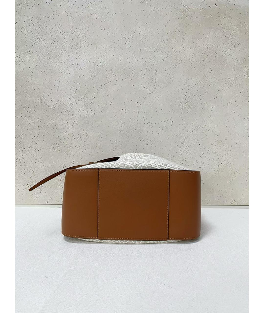 LOEWE Коричневая кожаная сумка тоут, фото 5