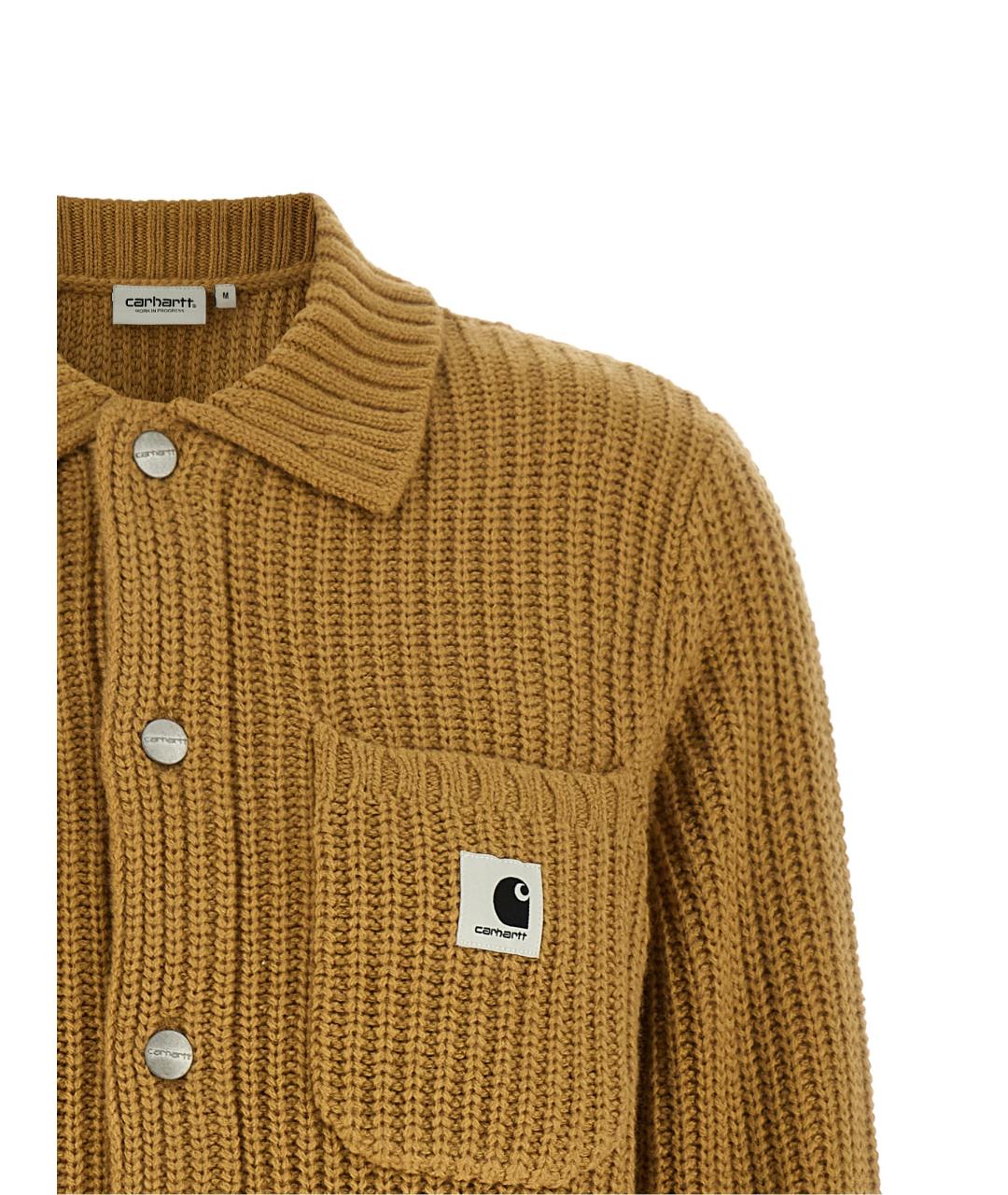 CARHARTT WIP Бежевый кардиган, фото 3