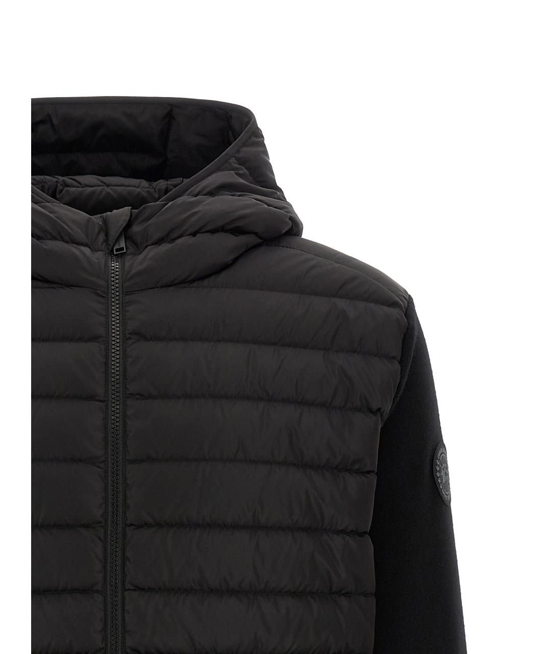 CANADA GOOSE Черная шерстяная куртка, фото 3