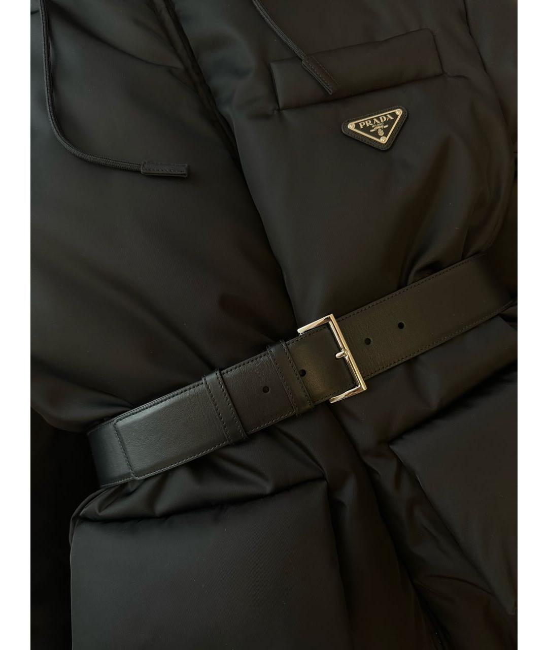 PRADA Черная нейлоновая куртка, фото 4
