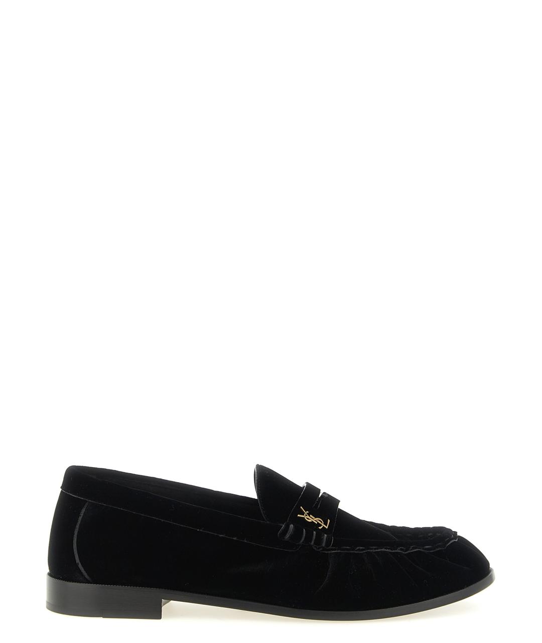 SAINT LAURENT Черные лоферы, фото 1
