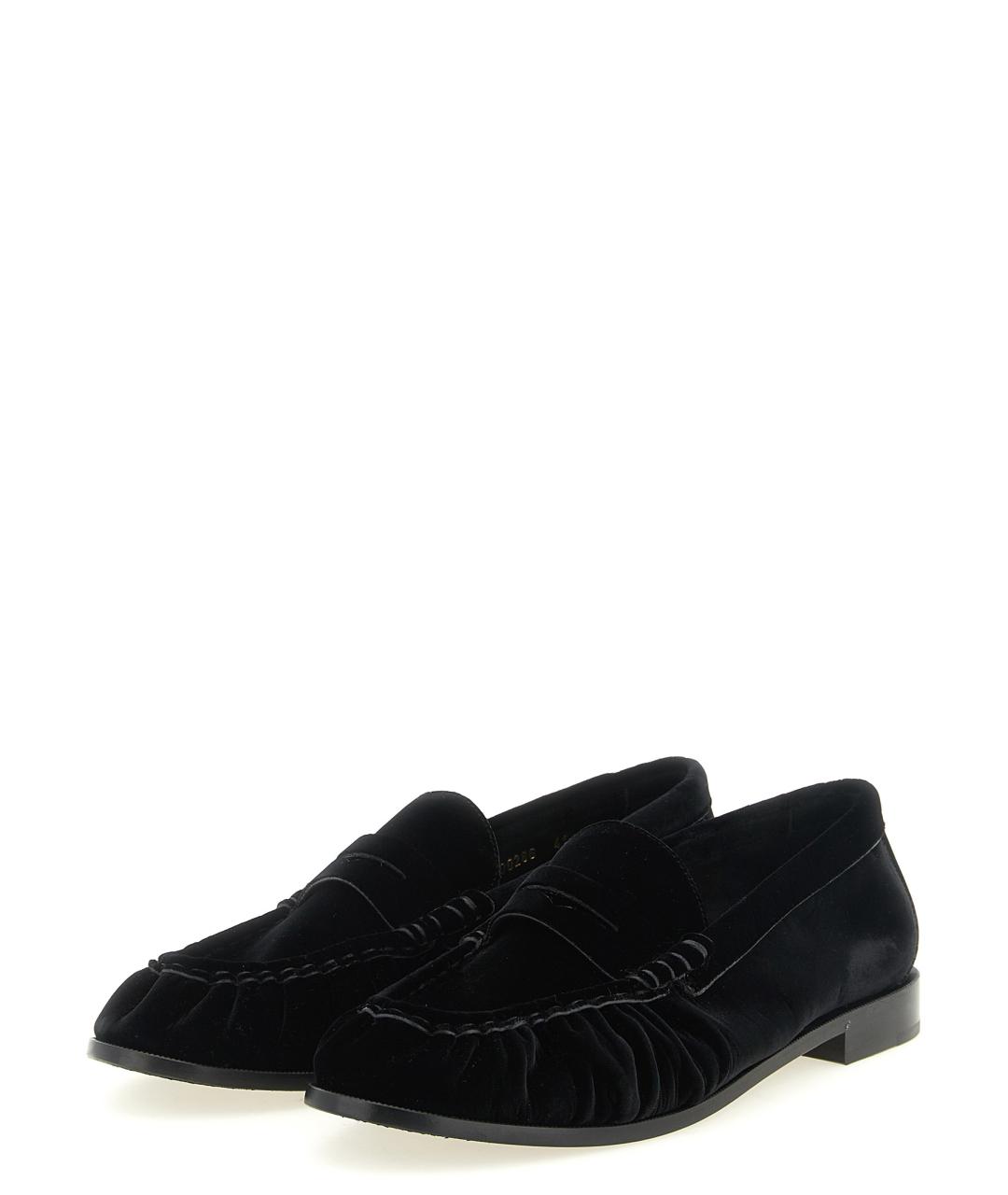 SAINT LAURENT Черные лоферы, фото 2