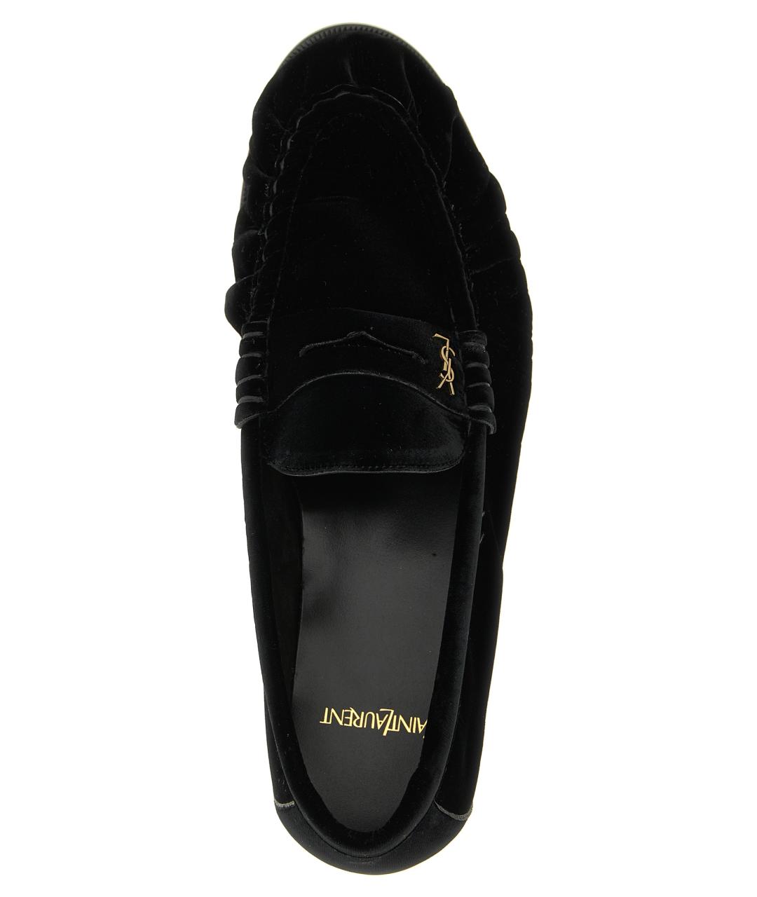 SAINT LAURENT Черные лоферы, фото 5