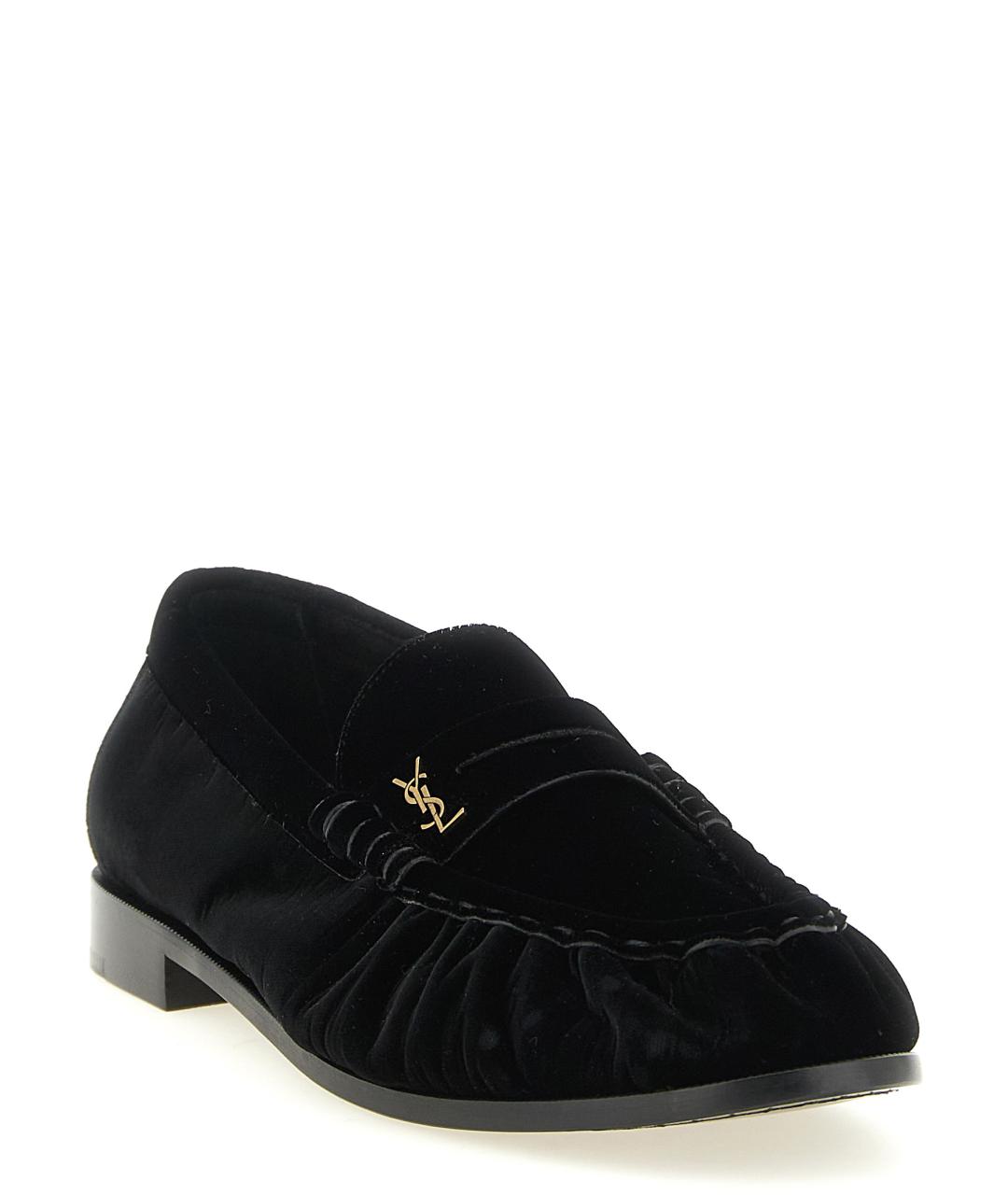 SAINT LAURENT Черные лоферы, фото 3
