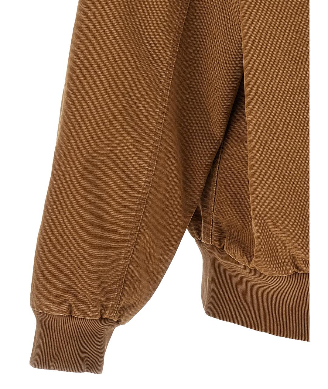 CARHARTT WIP Коричневая хлопковая куртка, фото 4