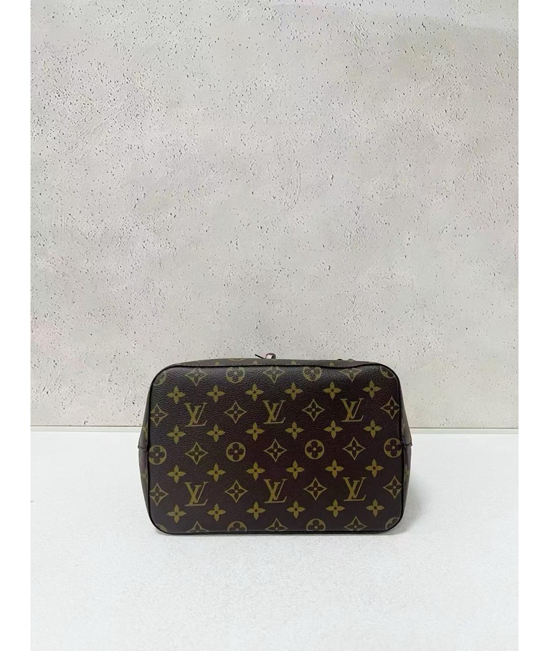 LOUIS VUITTON Коричневая сумка тоут из искусственной кожи, фото 5