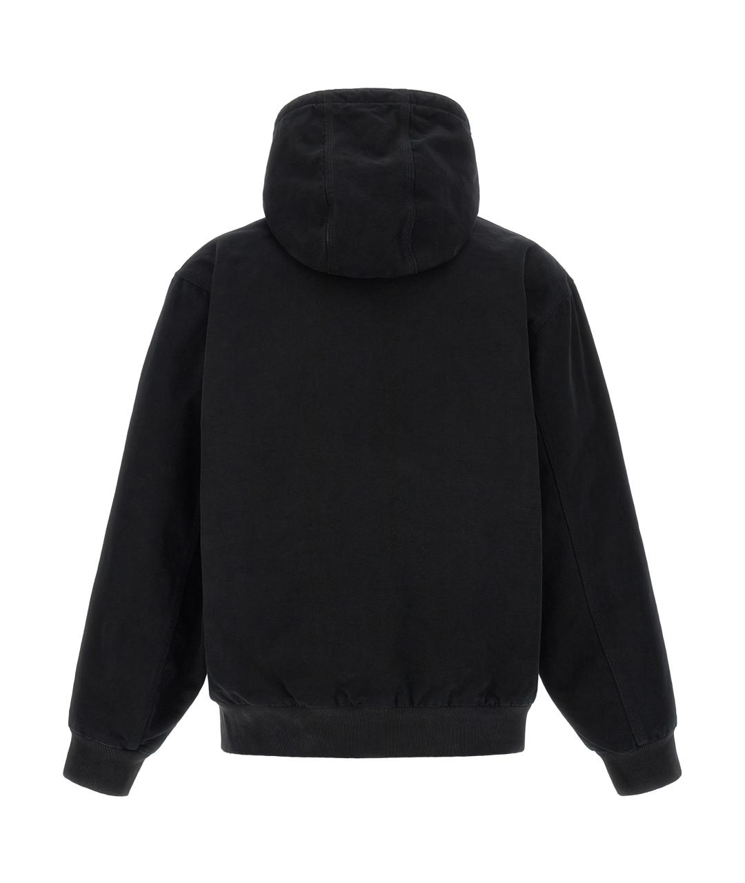 CARHARTT WIP Черная хлопковая куртка, фото 2