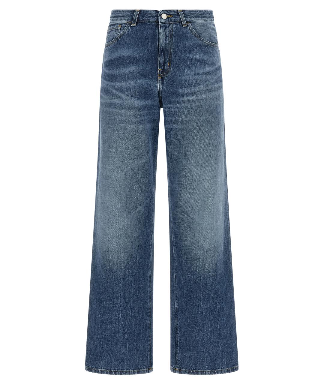 CARHARTT WIP Синие хлопковые прямые джинсы, фото 1