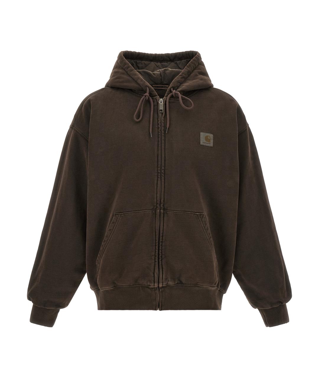 CARHARTT WIP Коричневая хлопковая куртка, фото 1