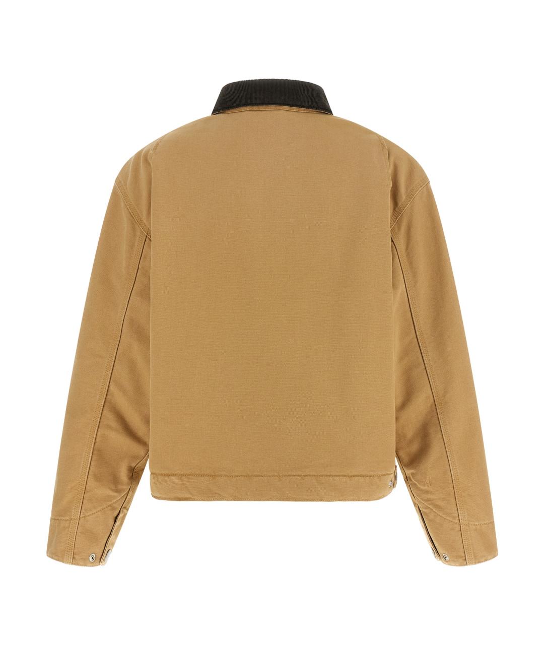 CARHARTT WIP Бежевая хлопковая куртка, фото 2