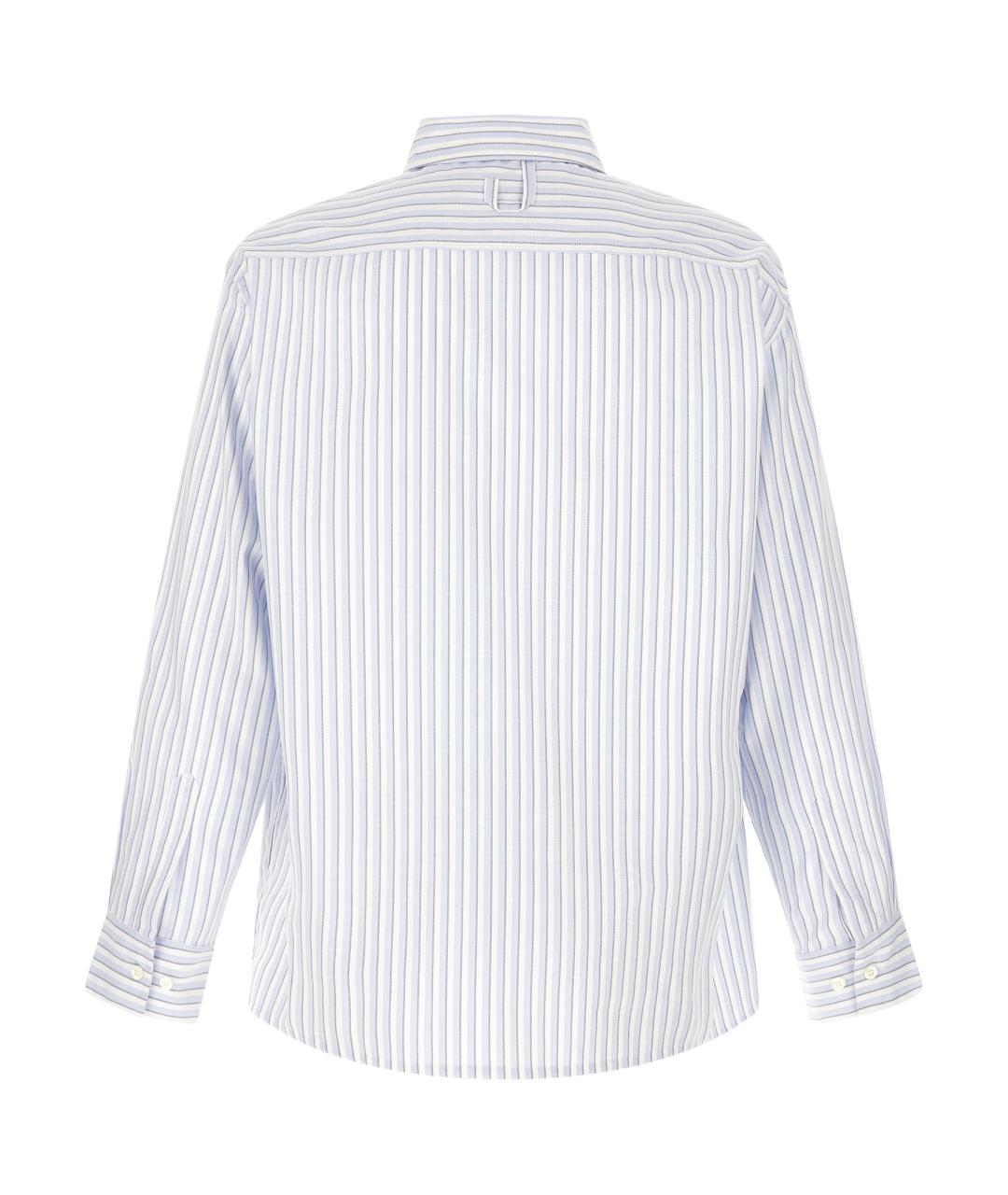 JACQUEMUS Голубая хлопковая кэжуал рубашка, фото 2