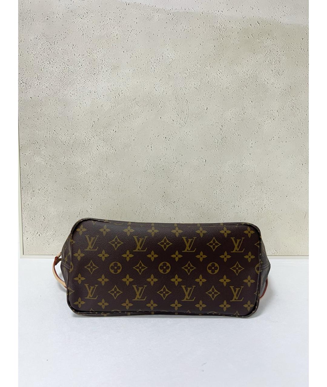 LOUIS VUITTON Коричневая сумка тоут из канвы, фото 5
