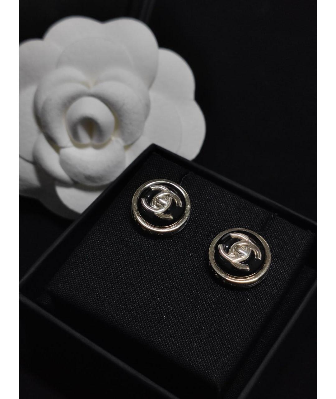 CHANEL Металлические серьги, фото 2