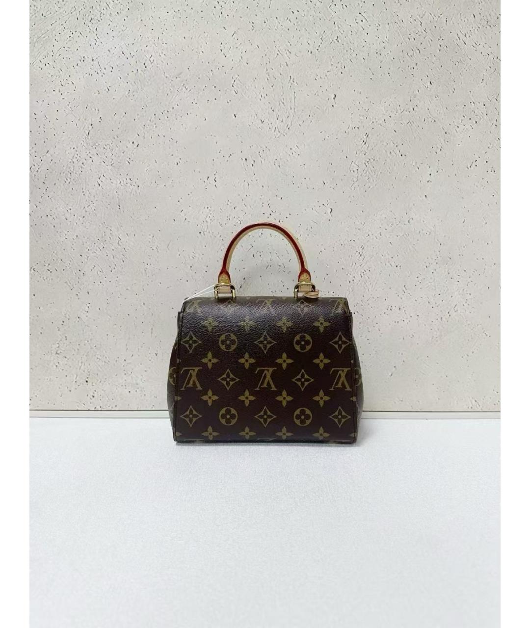 LOUIS VUITTON Коричневая сумка через плечо из канвы, фото 2