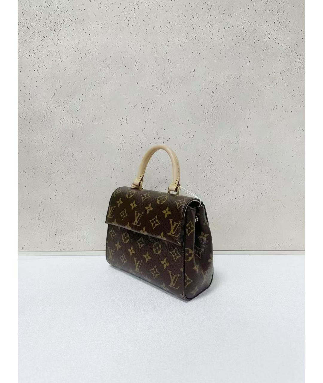 LOUIS VUITTON Коричневая сумка через плечо из канвы, фото 4