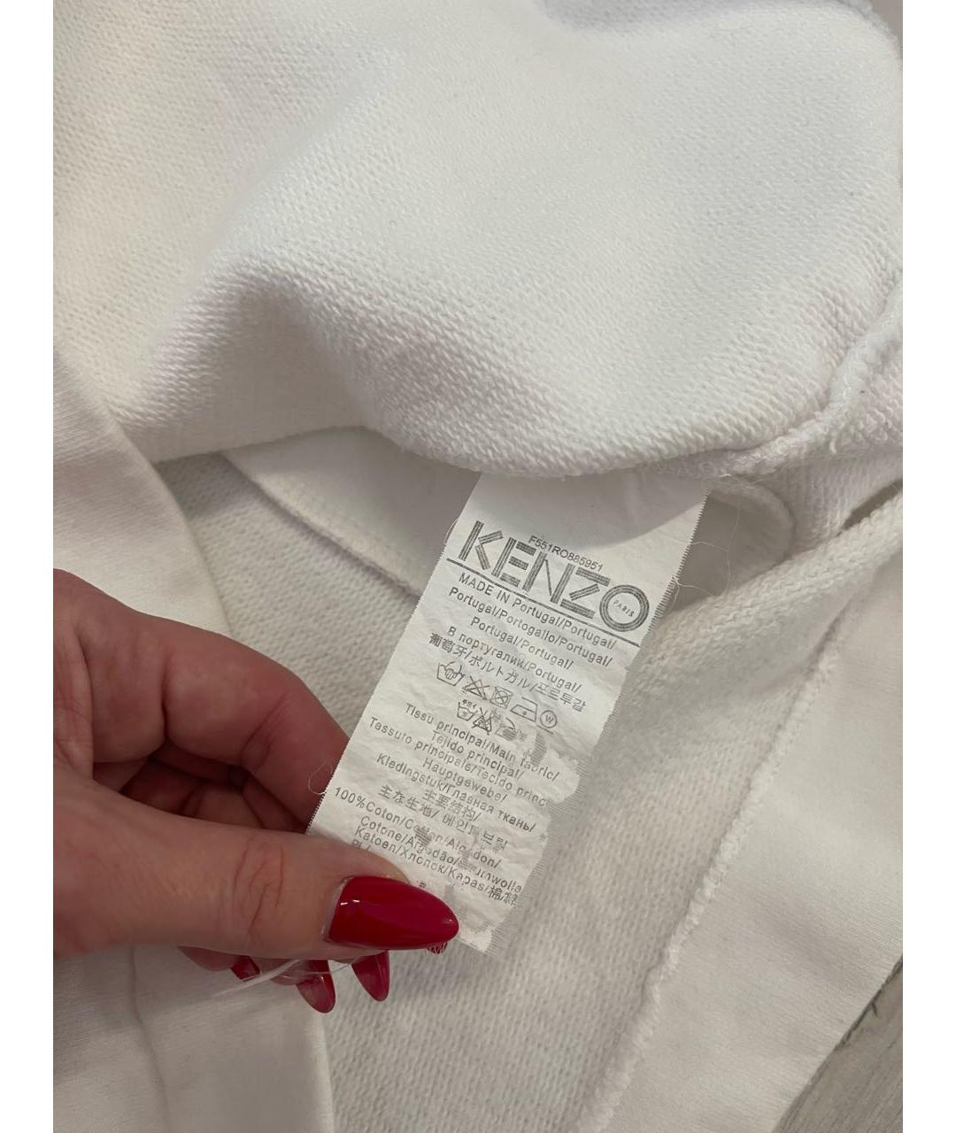 KENZO Белое повседневное платье, фото 6