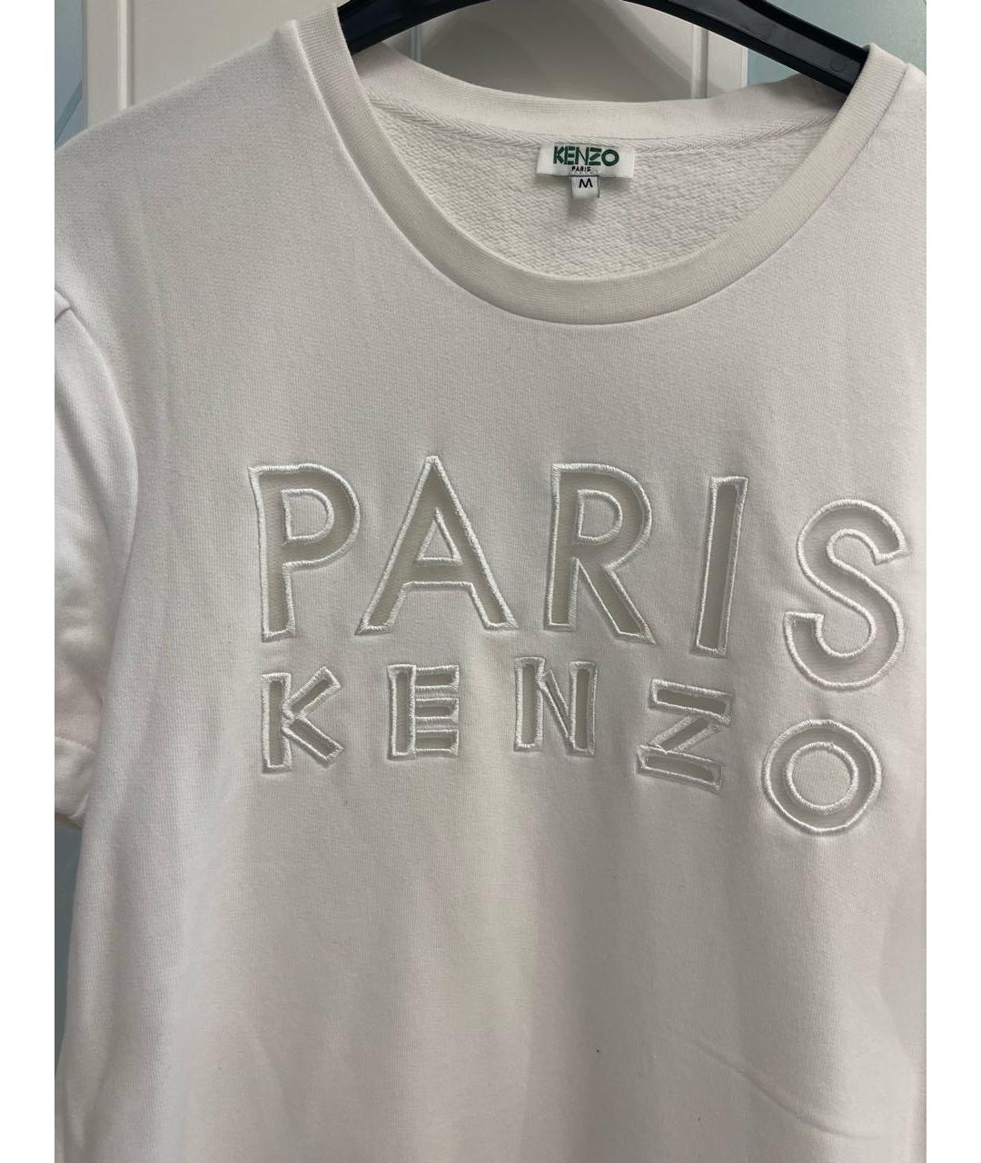 KENZO Белое повседневное платье, фото 2