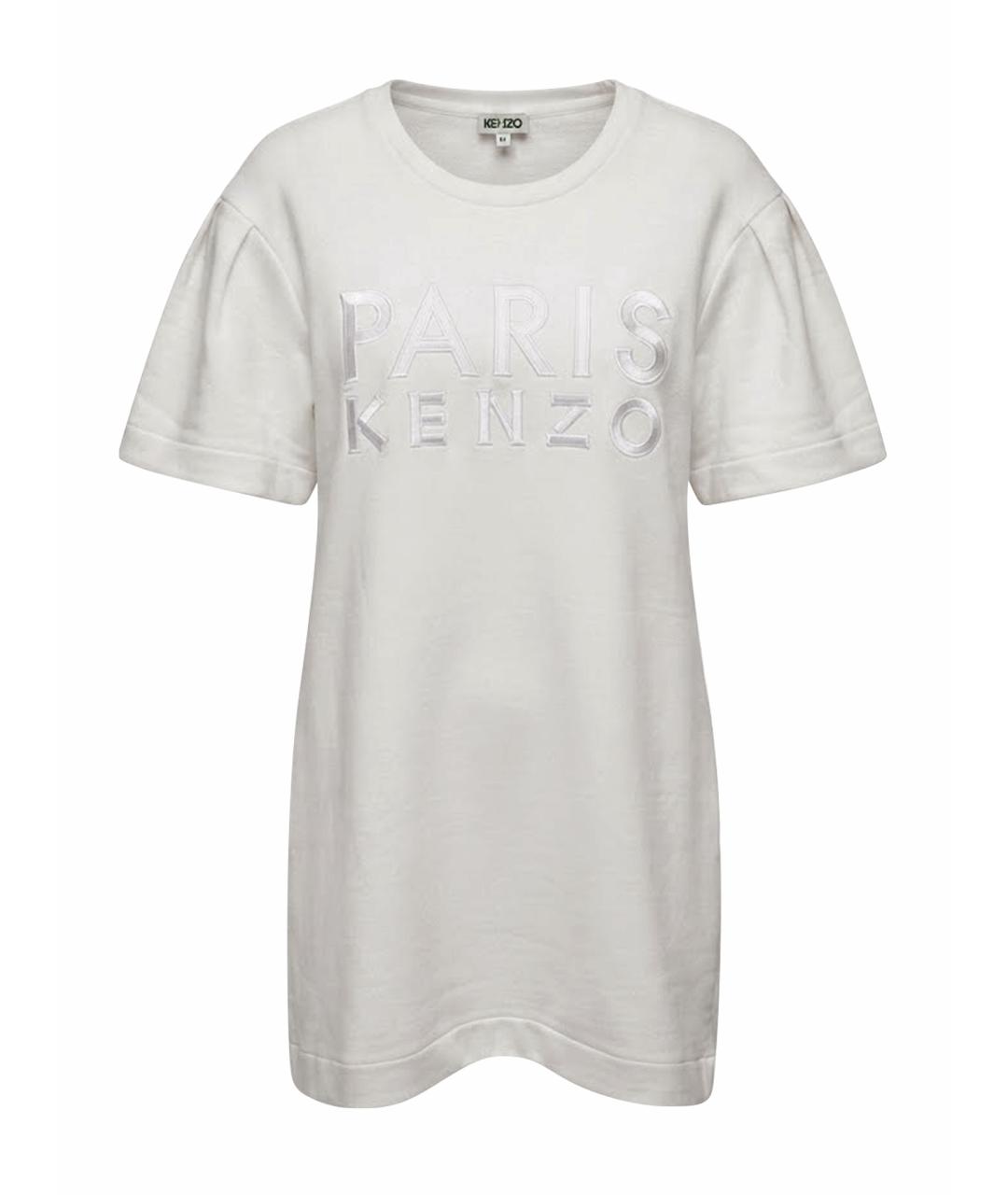 KENZO Белое повседневное платье, фото 1