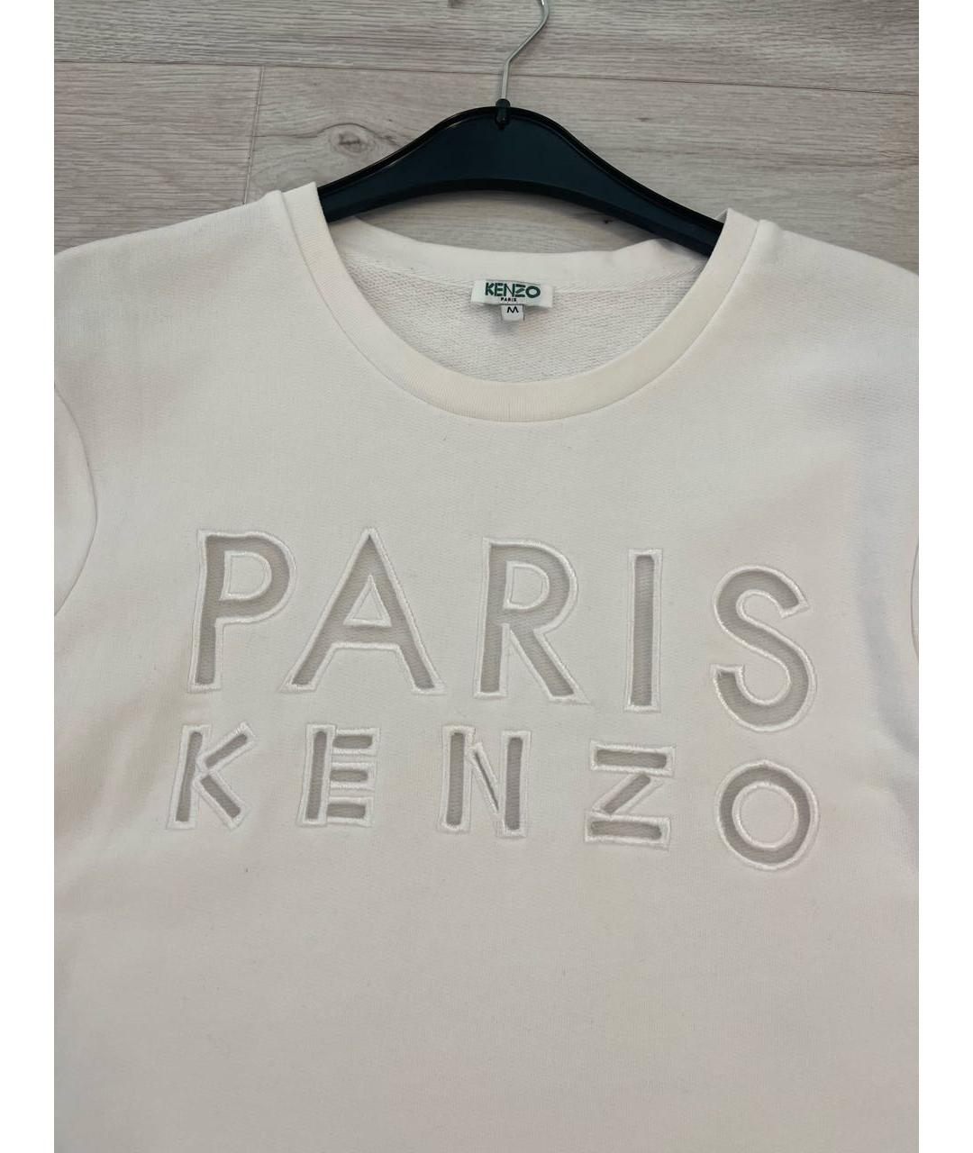 KENZO Белое повседневное платье, фото 7