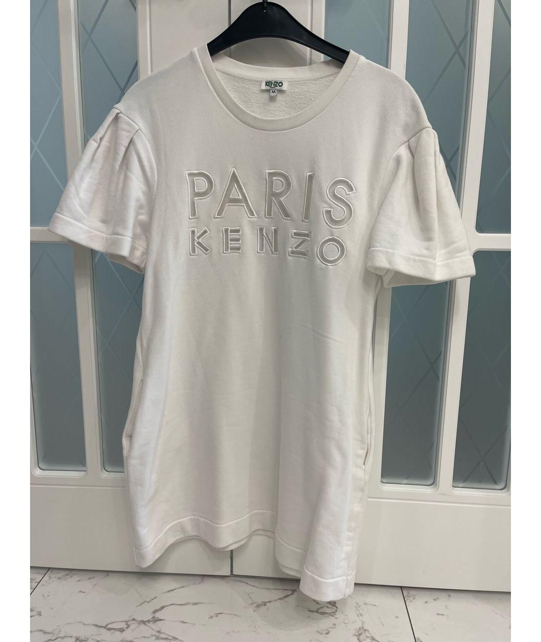 KENZO Белое повседневное платье, фото 8