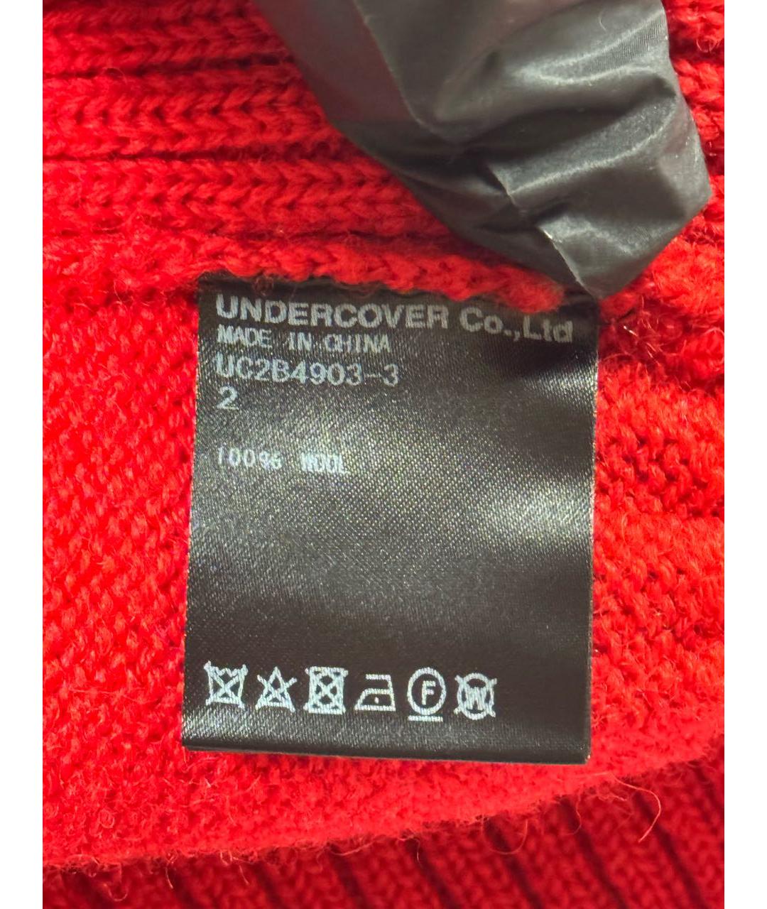 UNDERCOVER Красный шерстяной джемпер / свитер, фото 7