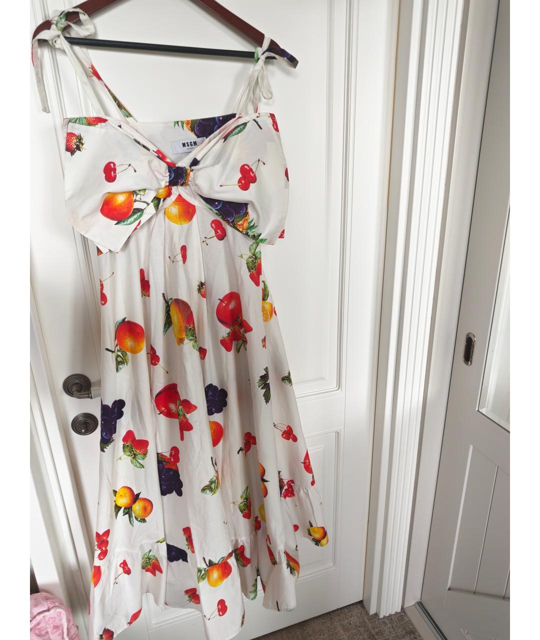 MSGM Мульти хлопковое коктейльное платье, фото 3