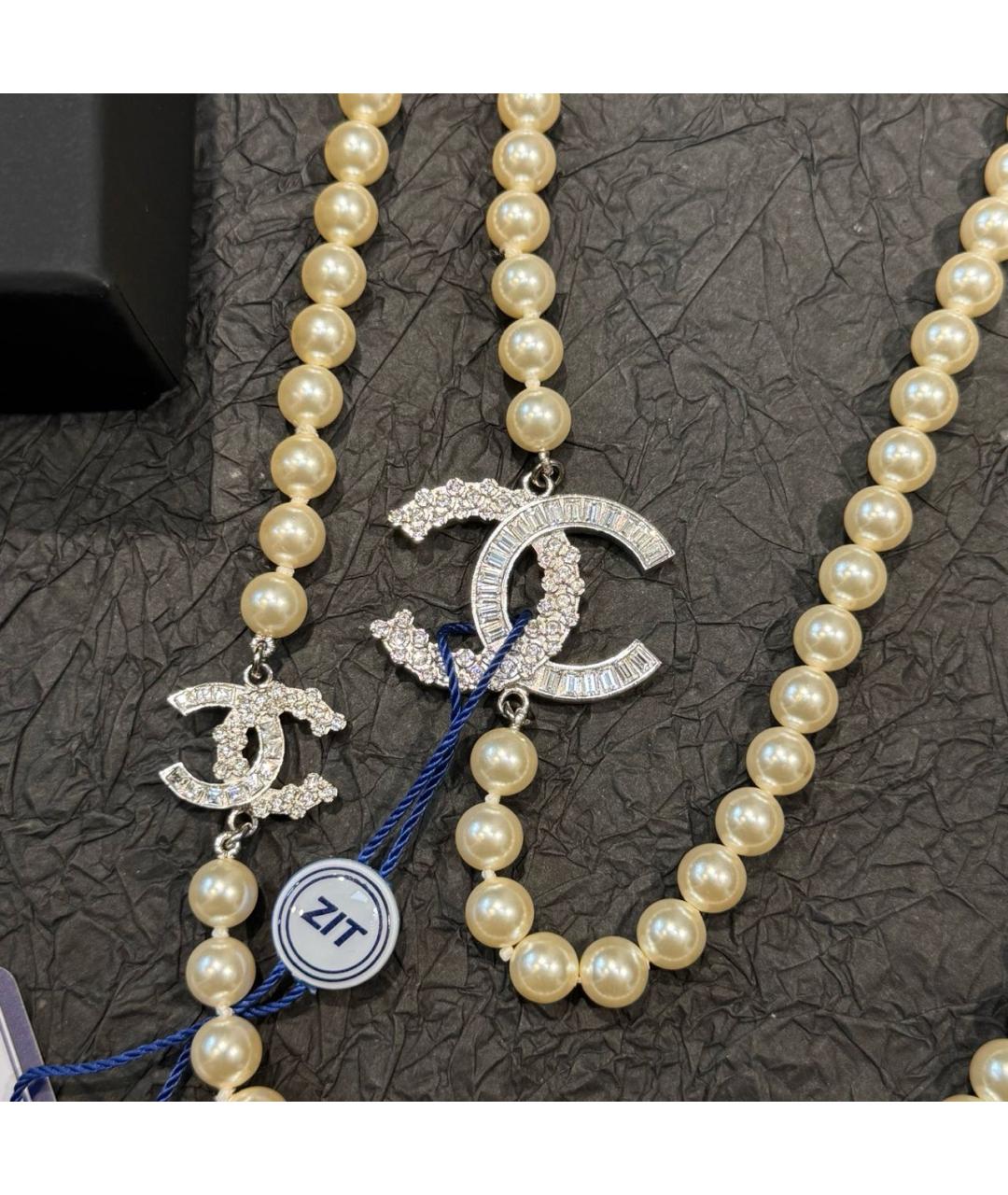 CHANEL Бежевое колье, фото 2