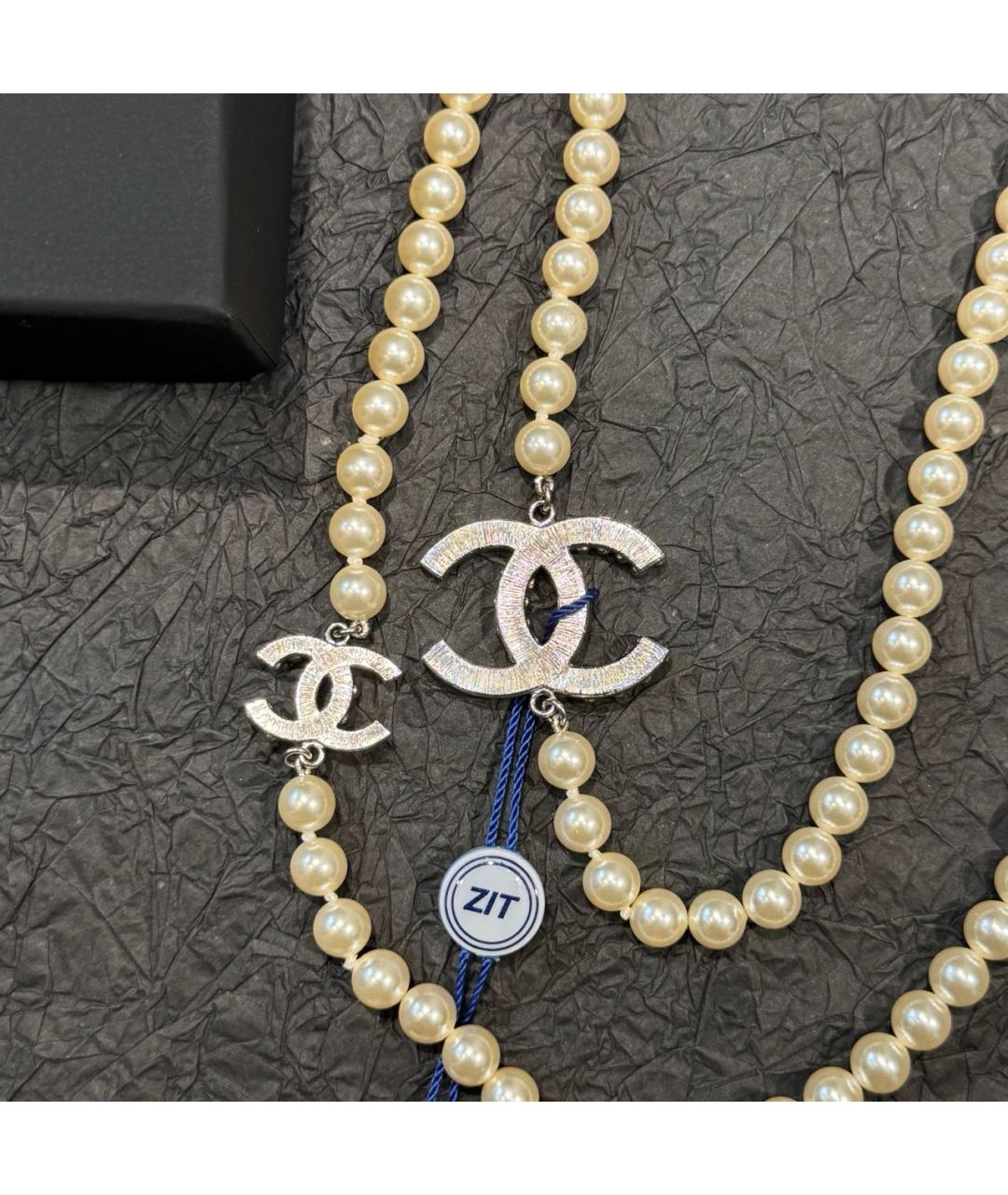 CHANEL Бежевое колье, фото 3