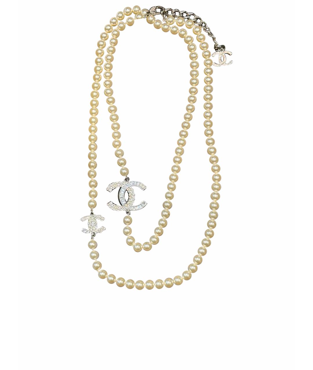 CHANEL Бежевое колье, фото 1