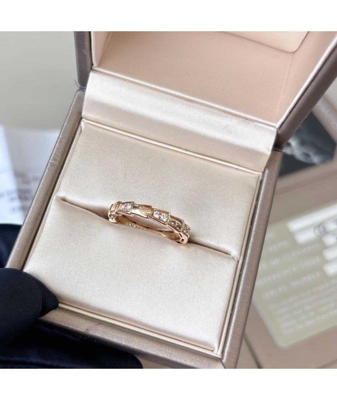 BVLGARI Розовое кольцо из розового золота, фото 3