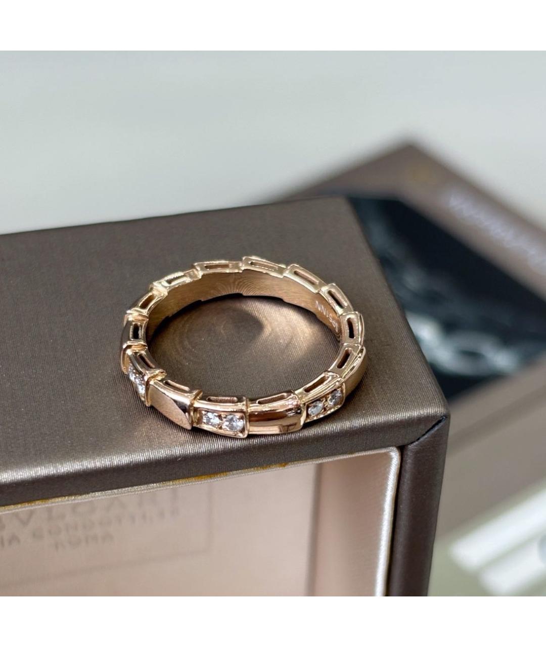 BVLGARI Розовое кольцо из розового золота, фото 6