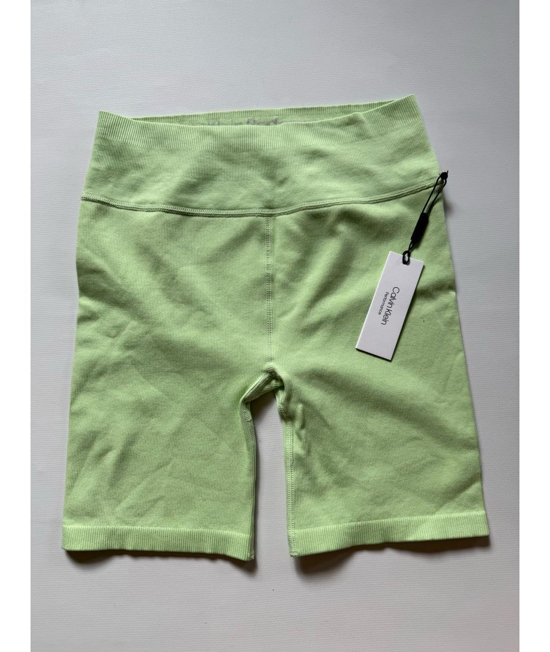 CALVIN KLEIN Зеленые шорты, фото 5