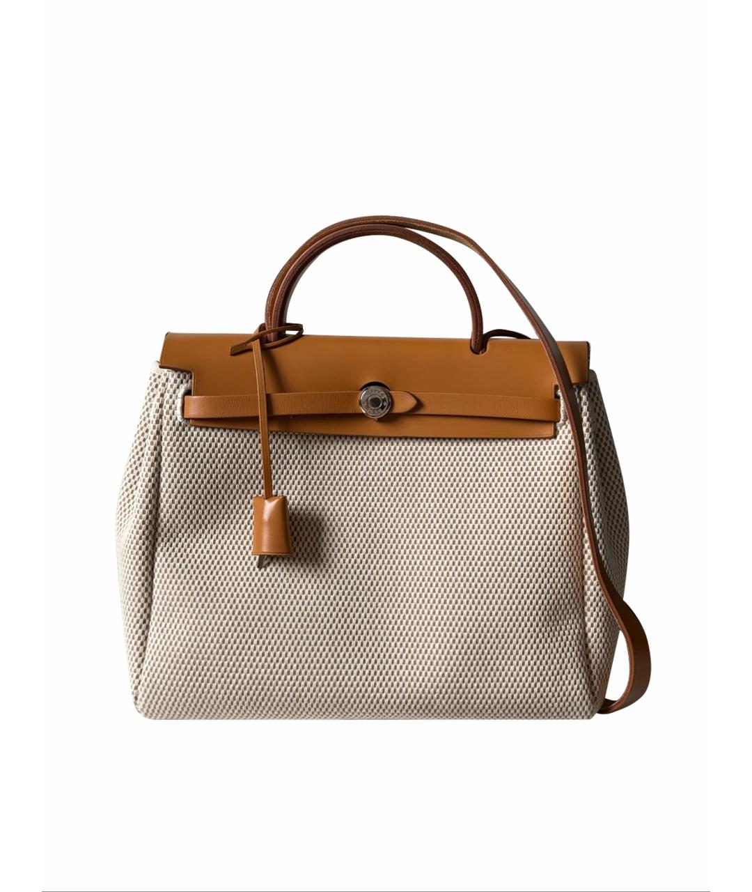 HERMES Коричневая сумка тоут, фото 1