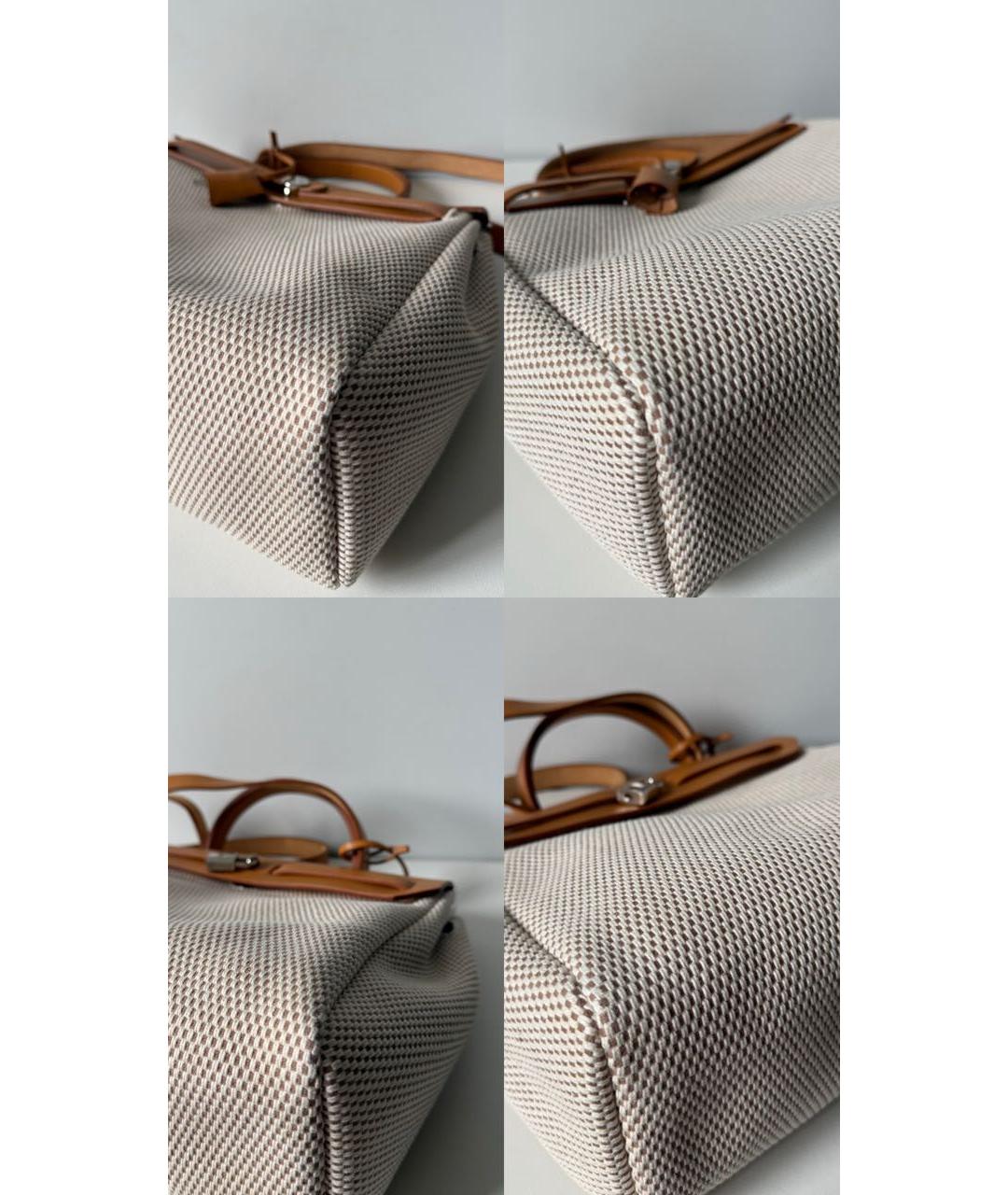 HERMES Коричневая сумка тоут, фото 7