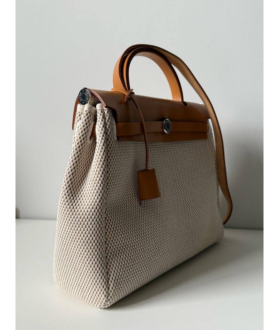 HERMES Коричневая сумка тоут, фото 4