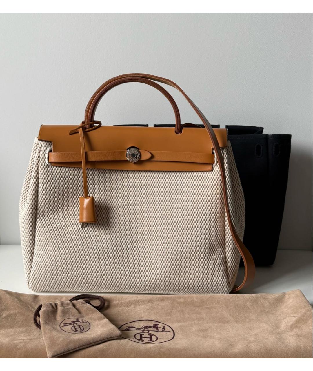 HERMES Коричневая сумка тоут, фото 2
