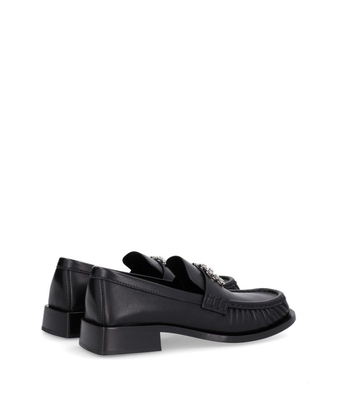 ROGER VIVIER Черные кожаные лоферы, фото 3
