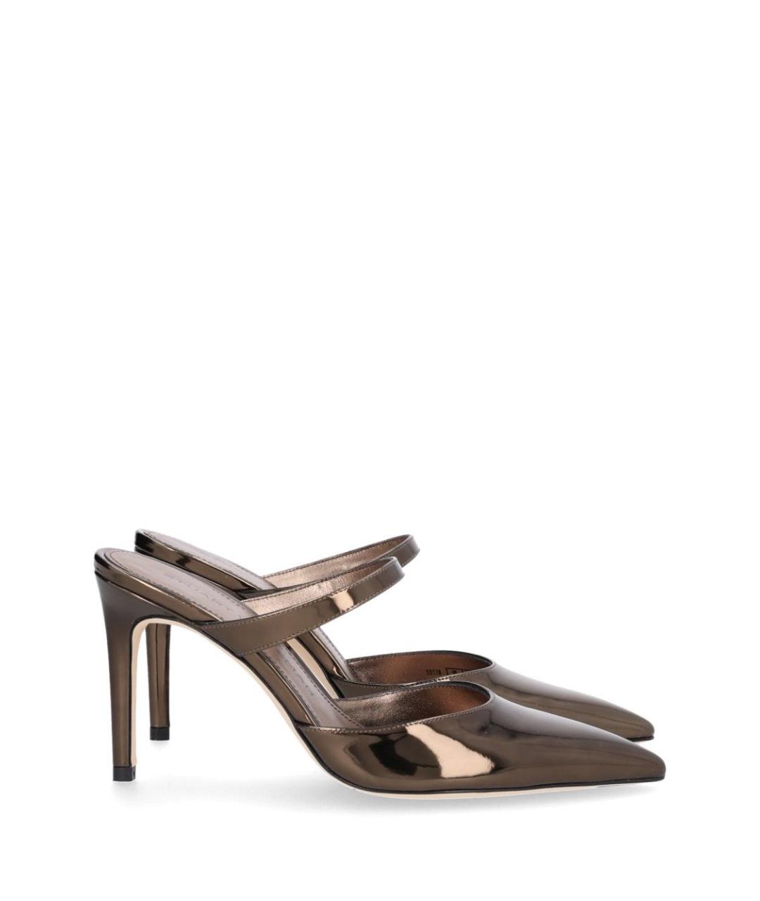 STUART WEITZMAN Коричневые кожаные туфли, фото 1