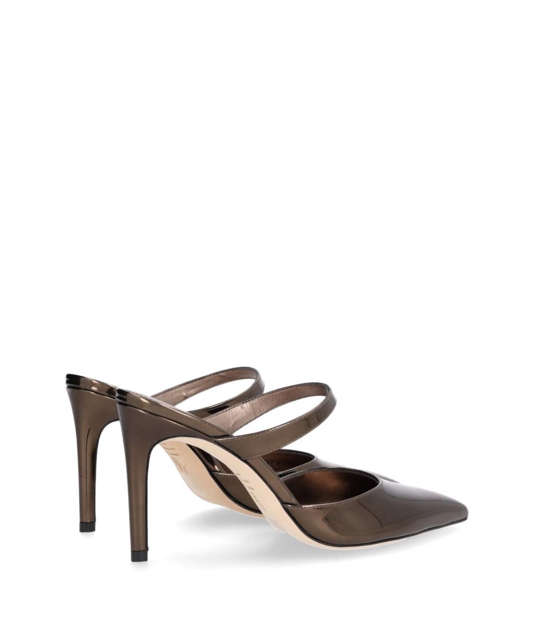 STUART WEITZMAN Коричневые кожаные туфли, фото 3