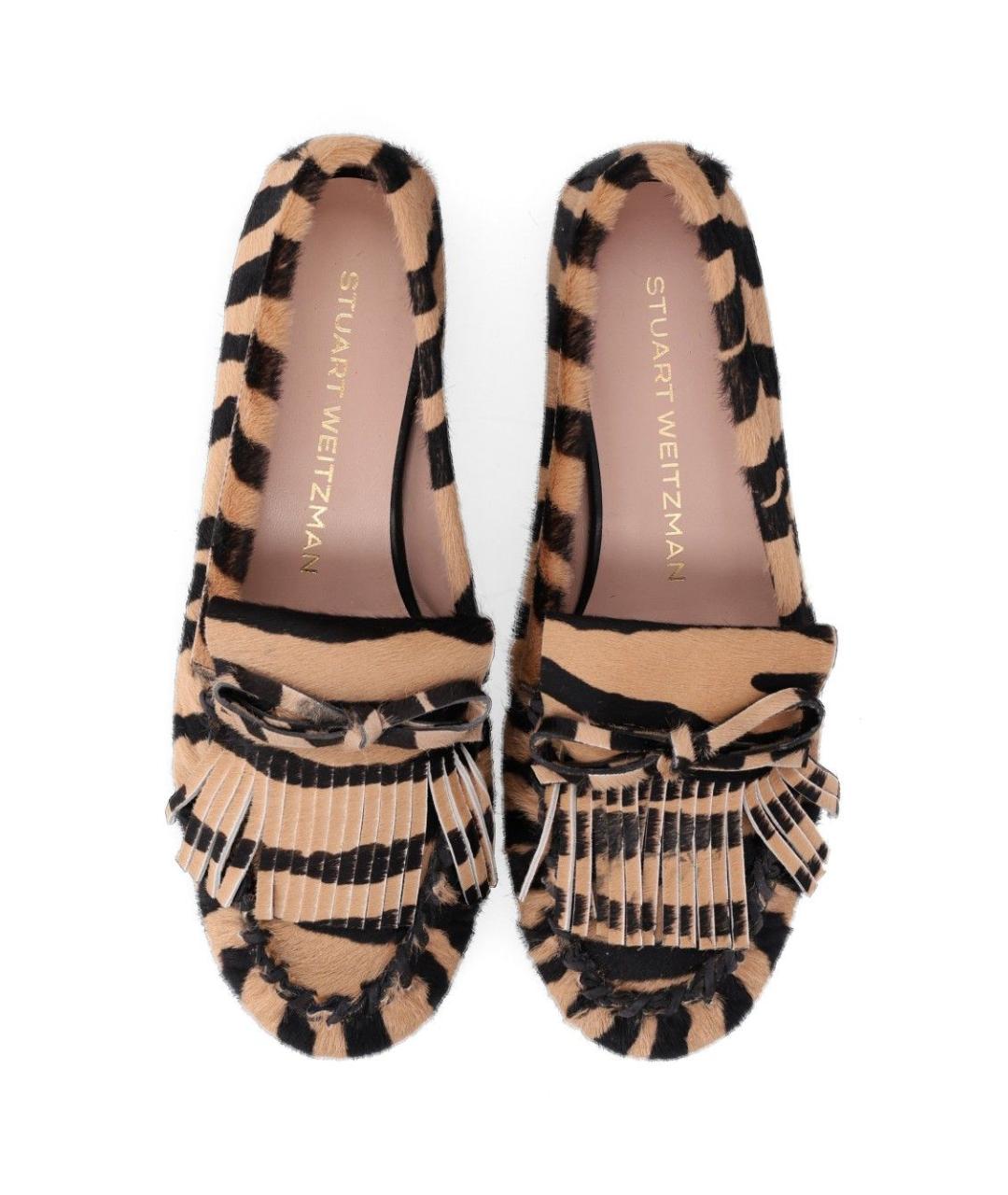 STUART WEITZMAN Мульти замшевые лоферы, фото 4