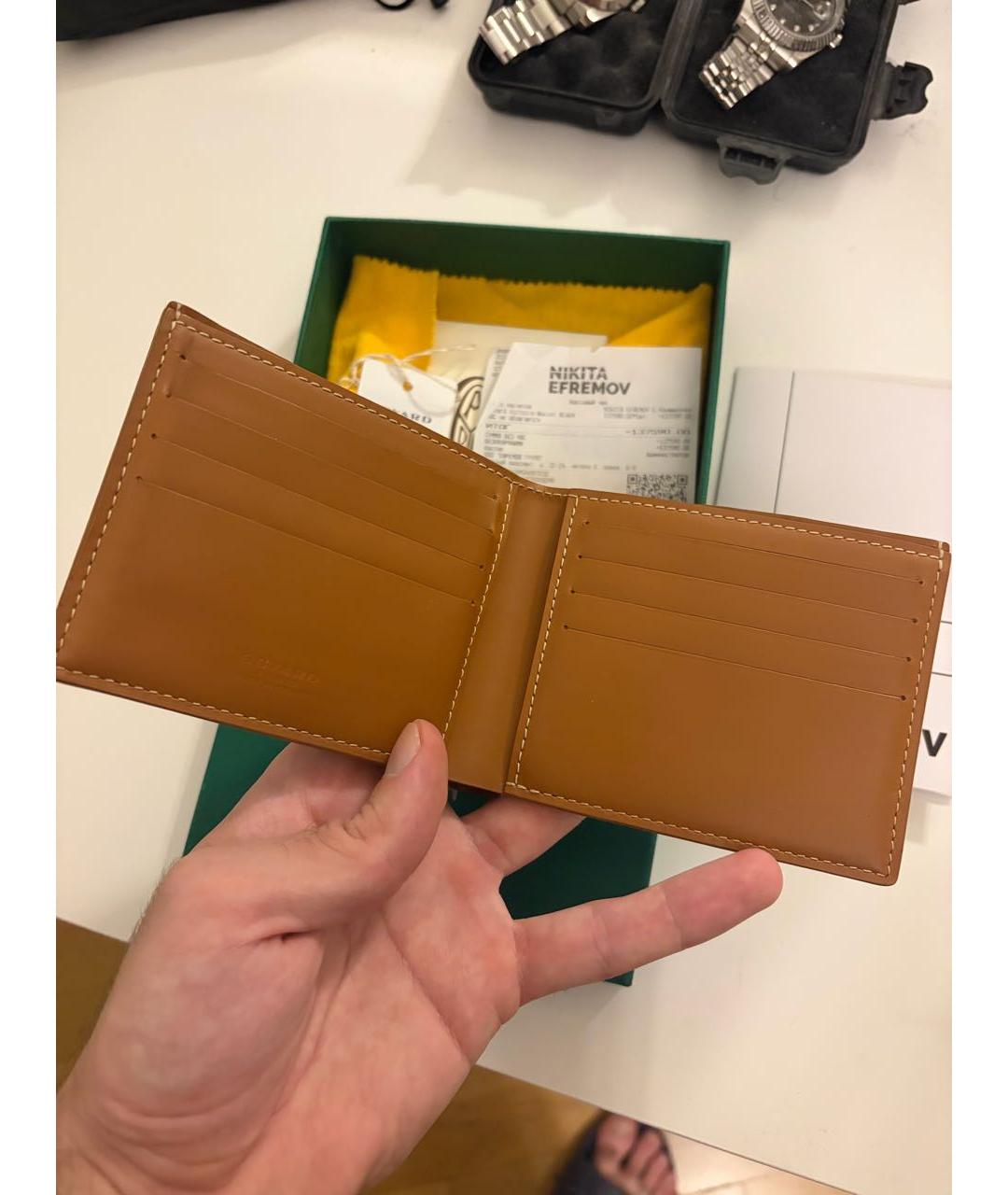 GOYARD Черный кошелек, фото 3