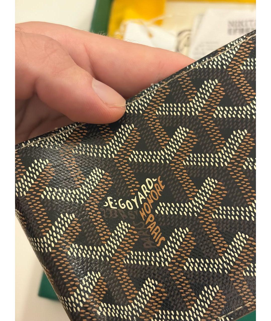 GOYARD Черный кошелек, фото 7