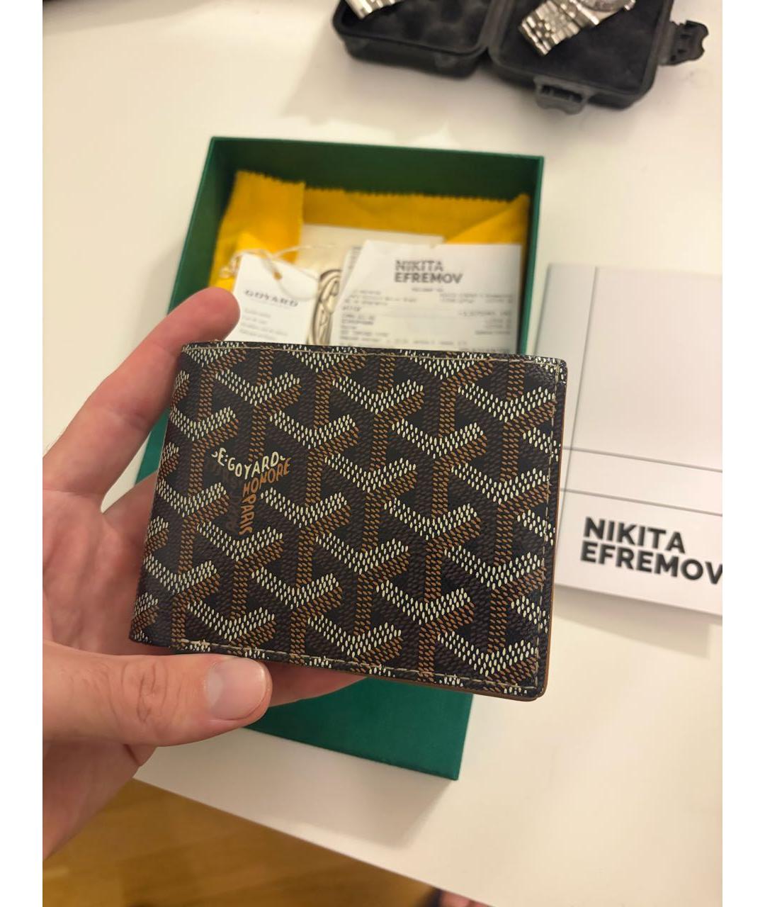 GOYARD Черный кошелек, фото 2
