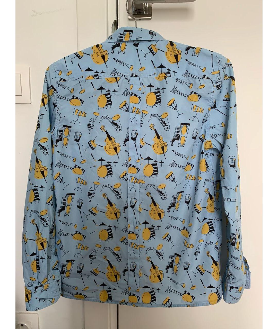 DOLCE&GABBANA Голубая хлопковая детская рубашка, фото 2