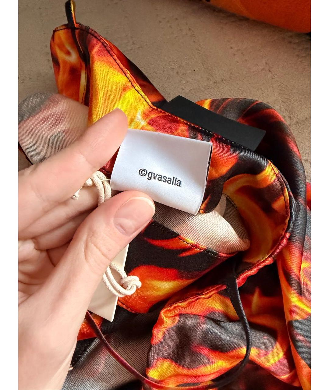 VETEMENTS Черная вискозная майка, фото 4