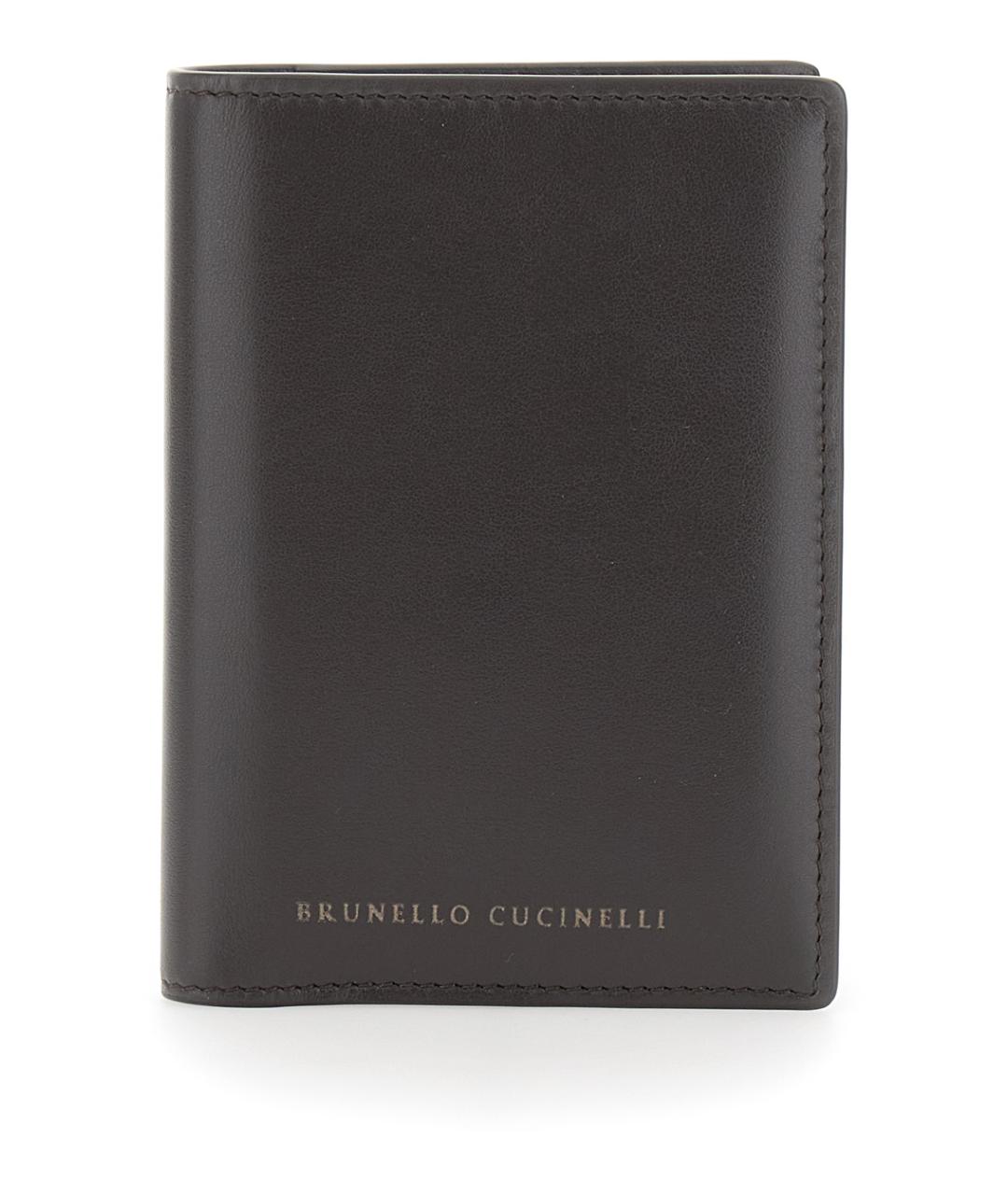 BRUNELLO CUCINELLI Коричневый кошелек, фото 1